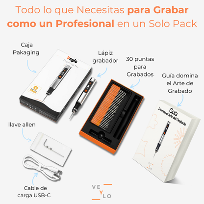 Lápiz Grabador de Alta Precisión + eBook Gratis